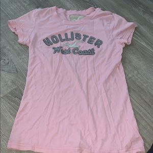 hollister pink shirt